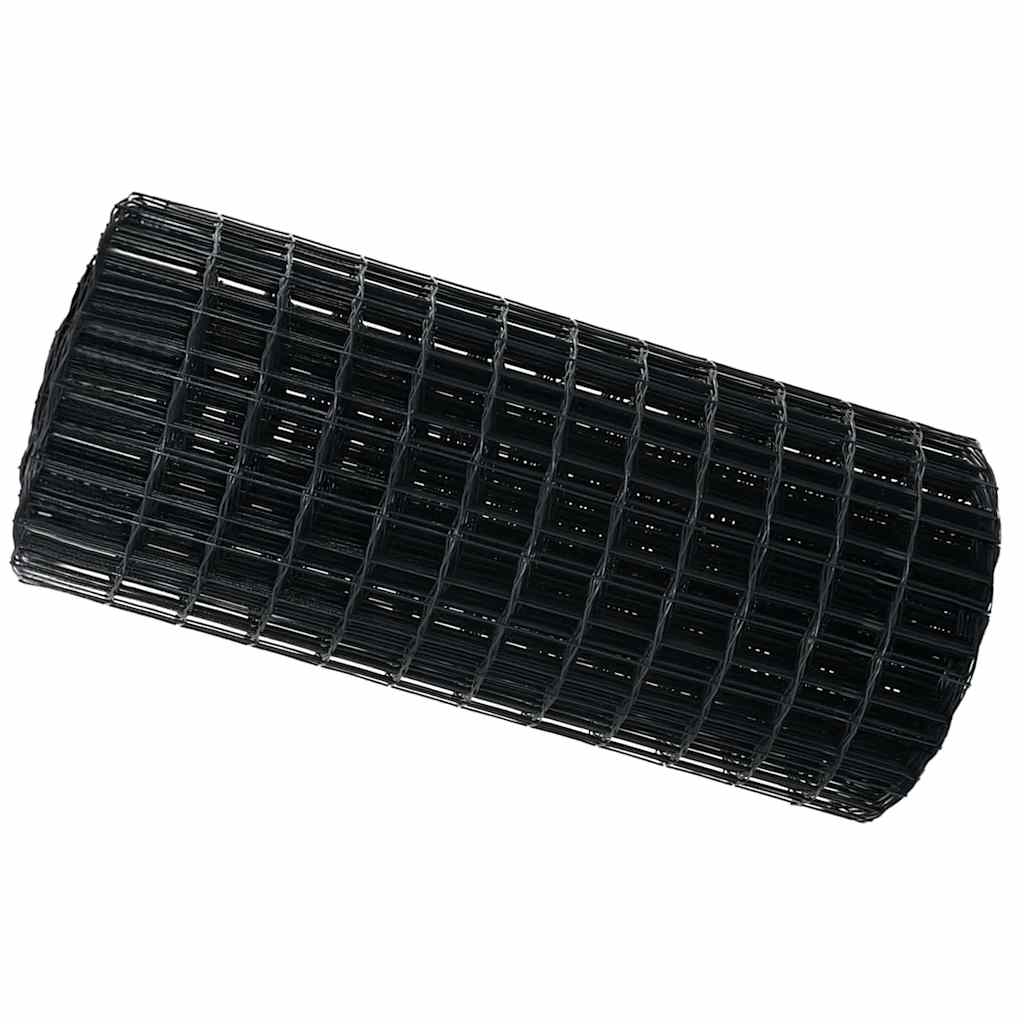 Eurozaun Grau 0,6 x 50 m PVC-beschichtetes Eisen