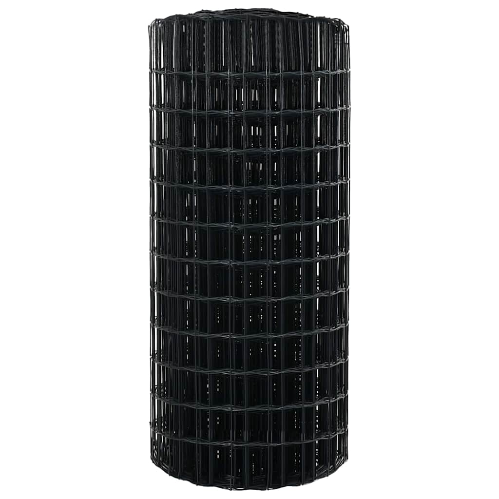 Eurozaun Grau 0,6 x 50 m PVC-beschichtetes Eisen