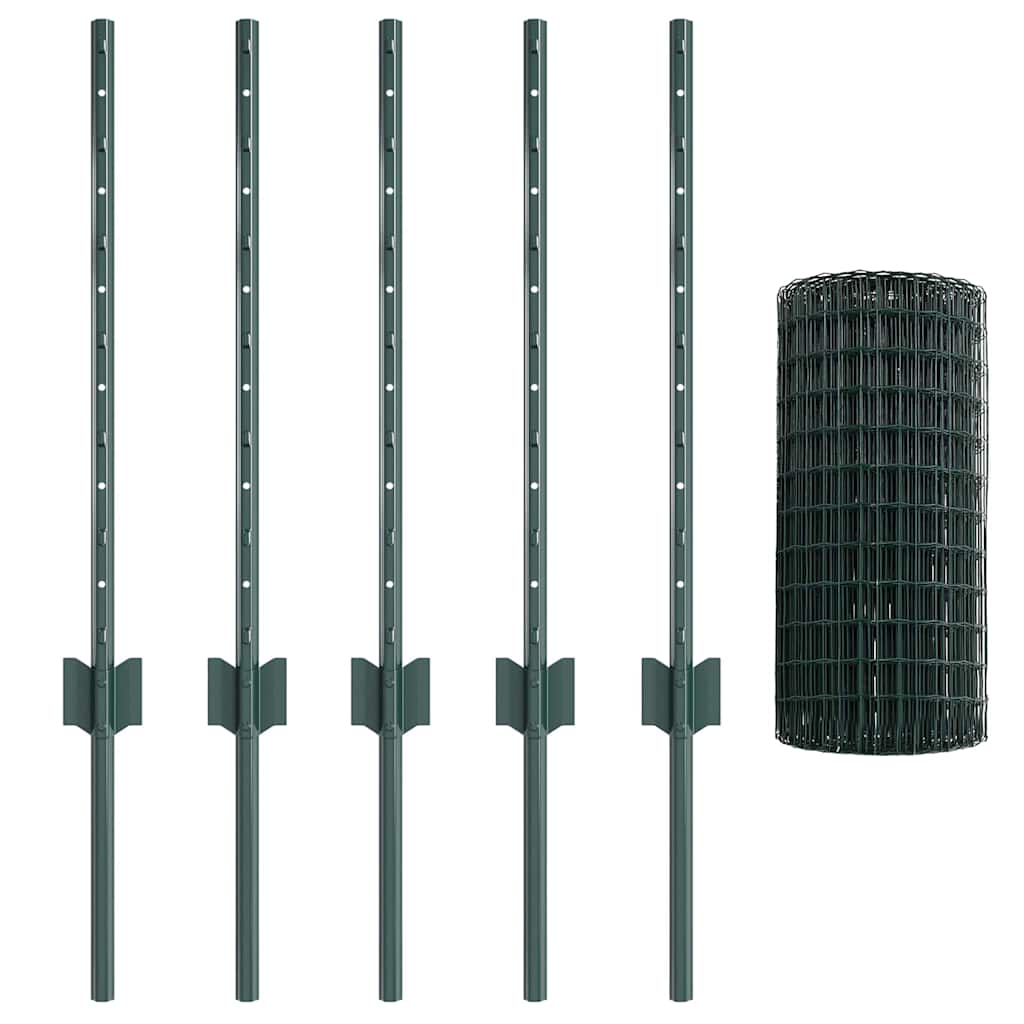Geschweißter Drahtzaun 10 x 0,6 m (B x H)
