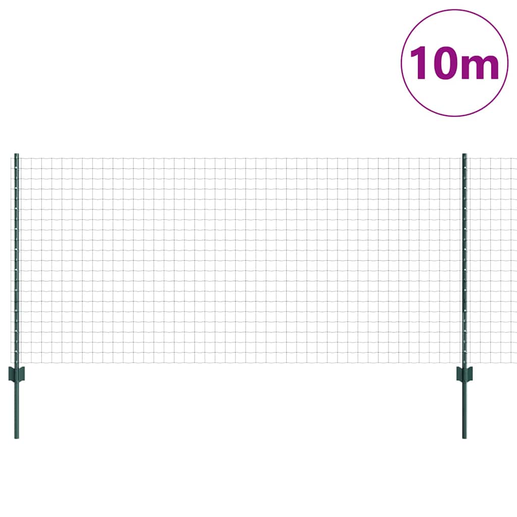 Geschweißter Drahtzaun 10 x 1 m (B x H) PVC-beschichteter Stahl