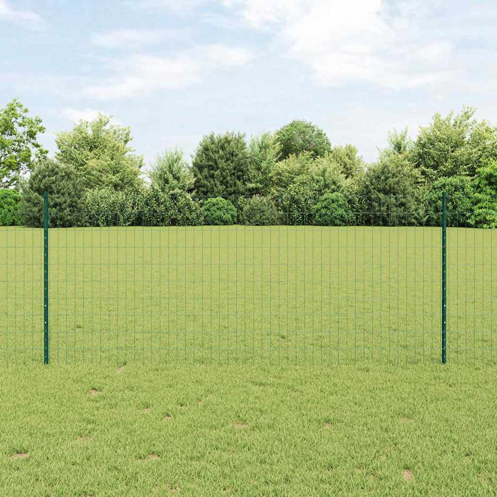 Zaun mit Pfosten Grün