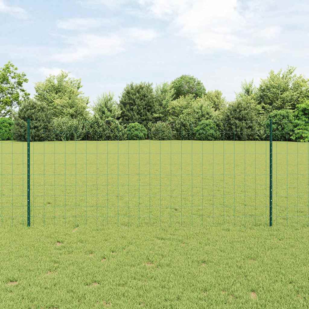 Geschweißter Drahtzaun 10 x 1 m (B x H) PVC-beschichteter Stahl