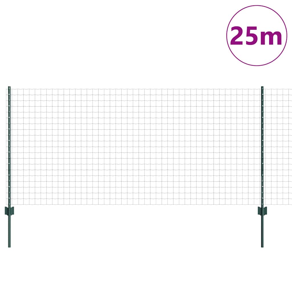 Geschweißter Drahtzaun 25 x 1 m (B x H) PVC-beschichteter Stahl