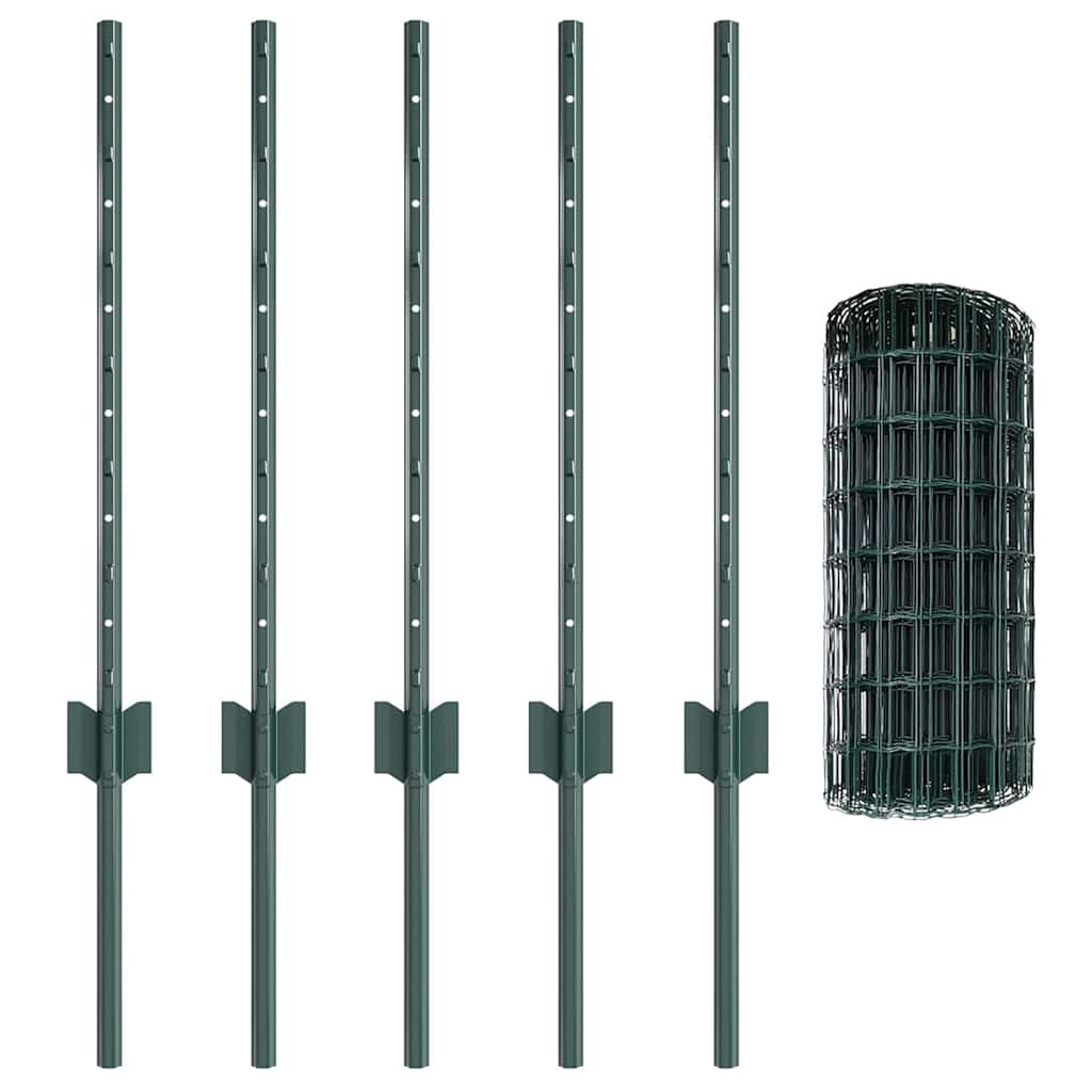 Geschweißter Drahtzaun 10 x 0,6 m (B x H)