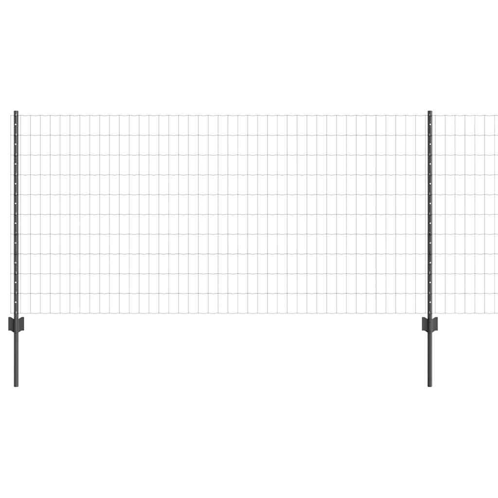 Geschweißter Drahtzaun 10 x 1 m (B x H) PVC-beschichteter Stahl