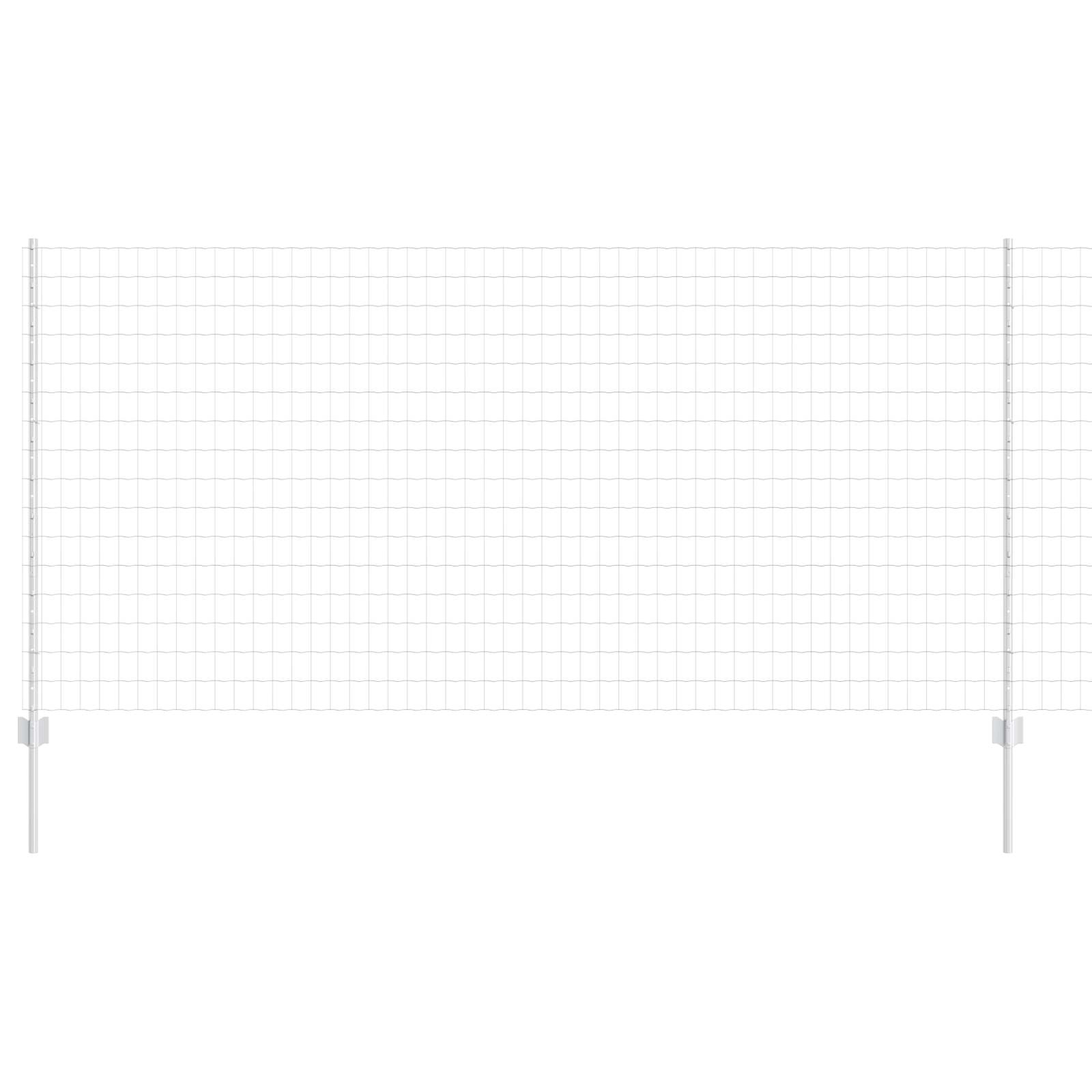 Geschweißter Drahtzaun 10 x 1,2 m (B x H) Feuerverzinkter Stahl
