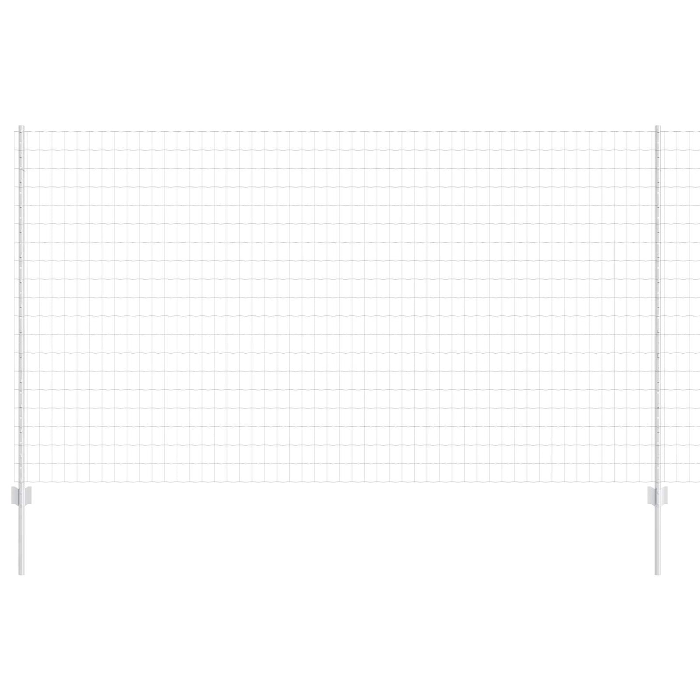 Geschweißter Drahtzaun 10 x 1,4 m (B x H) Feuerverzinkter Stahl