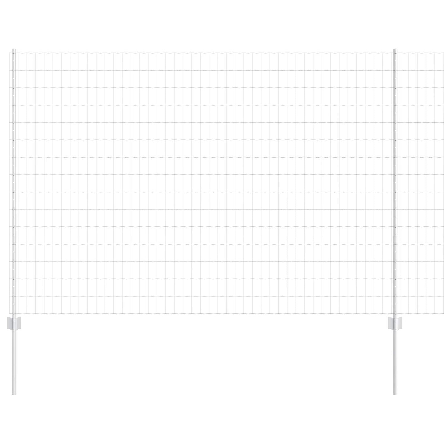 Geschweißter Drahtzaun 10 x 1,6 m (B x H) Feuerverzinkter Stahl