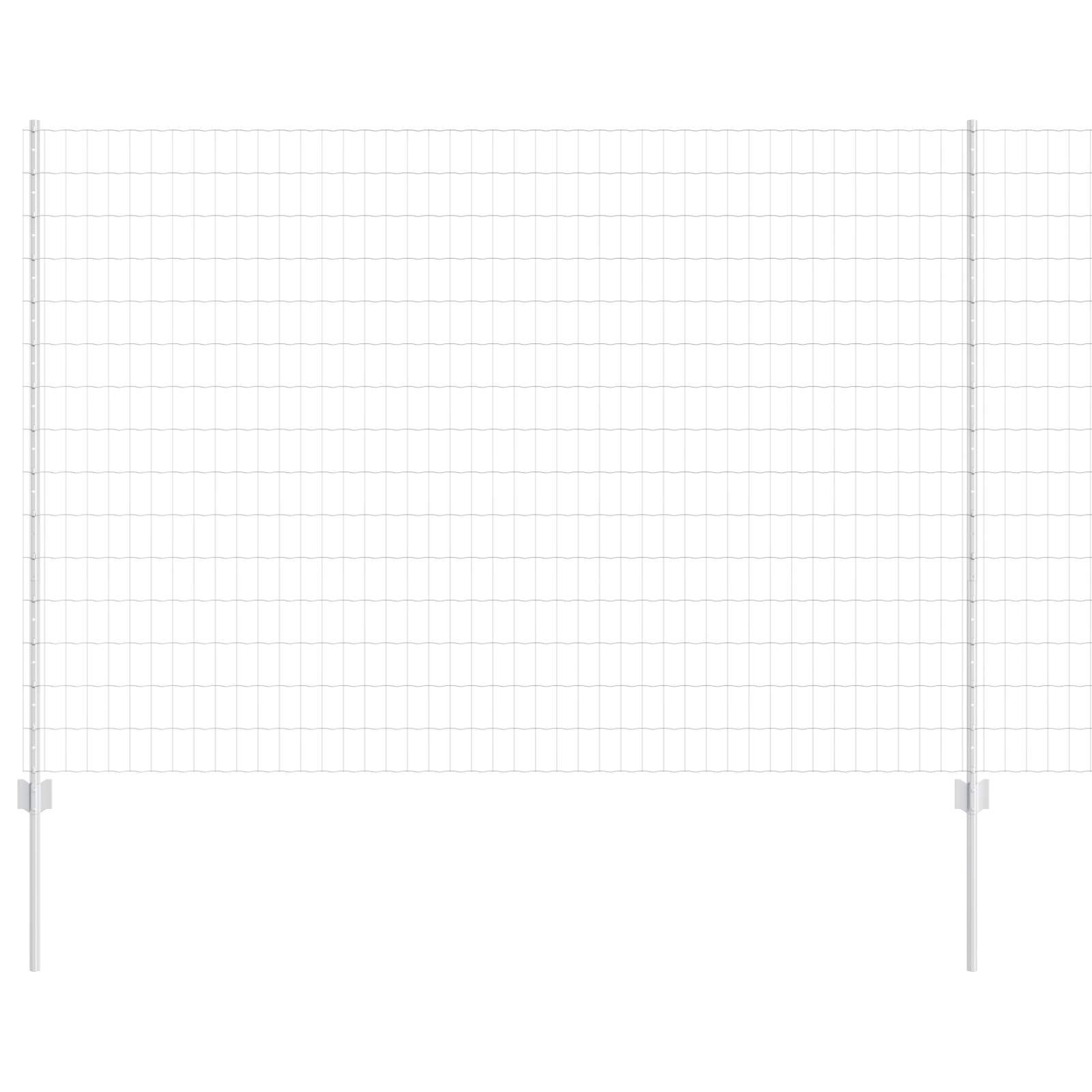 Geschweißter Drahtzaun 10 x 1,6 m (B x H) Feuerverzinkter Stahl