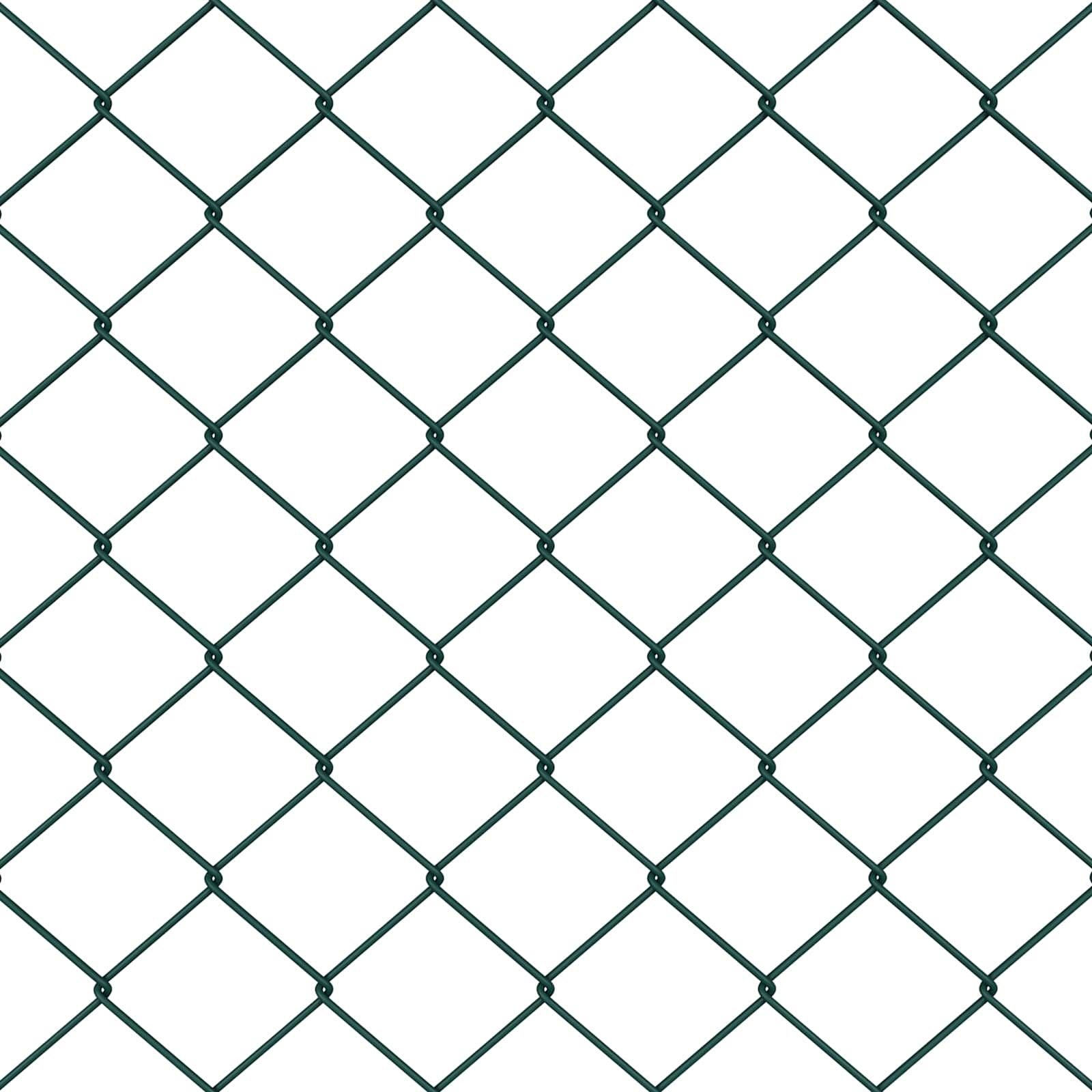 Maschendrahtzaun mit Pfosten 10 x 1,6 m PVC-beschichteter Stahl