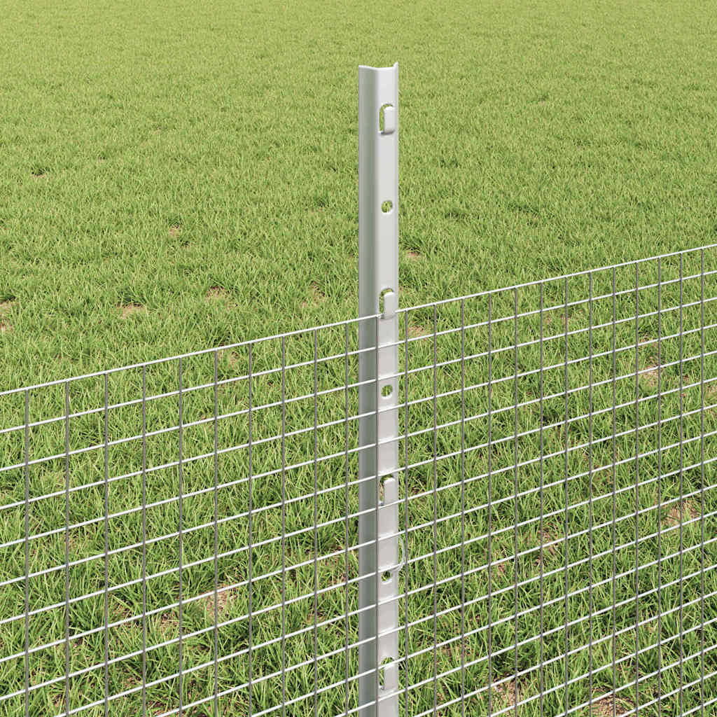 Schweißdrahtzaun mit Pfosten 25 x 0,5 m (B x H)