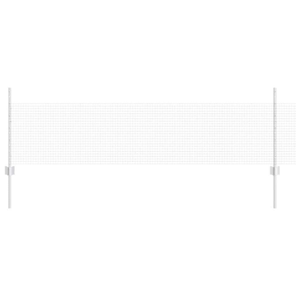 Schweißdrahtzaun mit Pfosten 25 x 0,5 m (B x H)