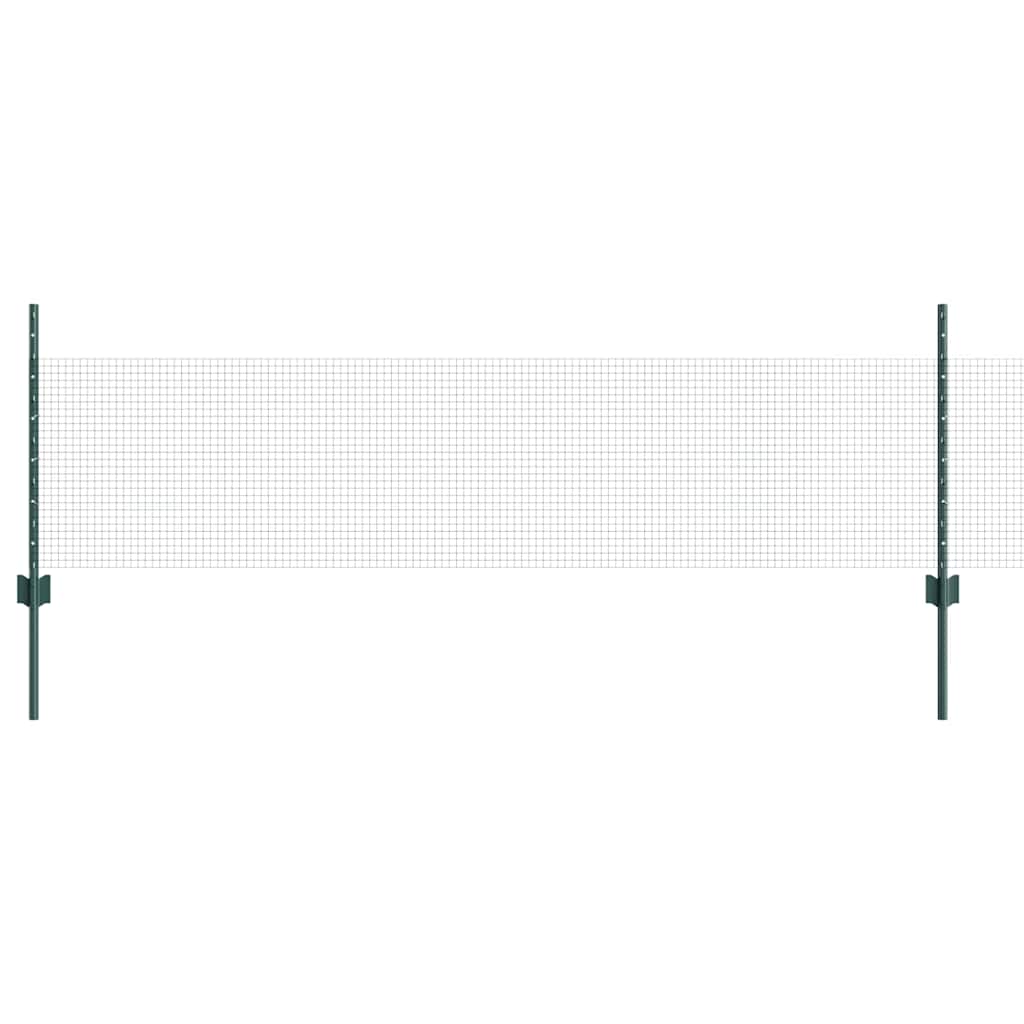 Schweißdrahtzaun mit Pfosten 25 x 0,5 m (B x H)