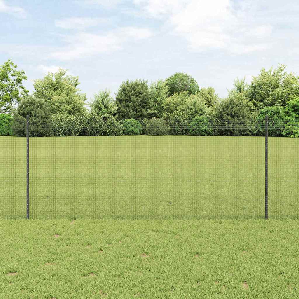 Schweißdrahtzaun mit Pfosten 10 x 1 m (B x H)