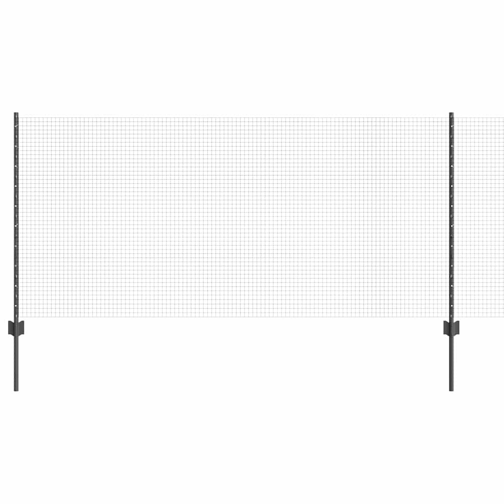 Schweißdrahtzaun mit Pfosten 10 x 1 m (B x H)