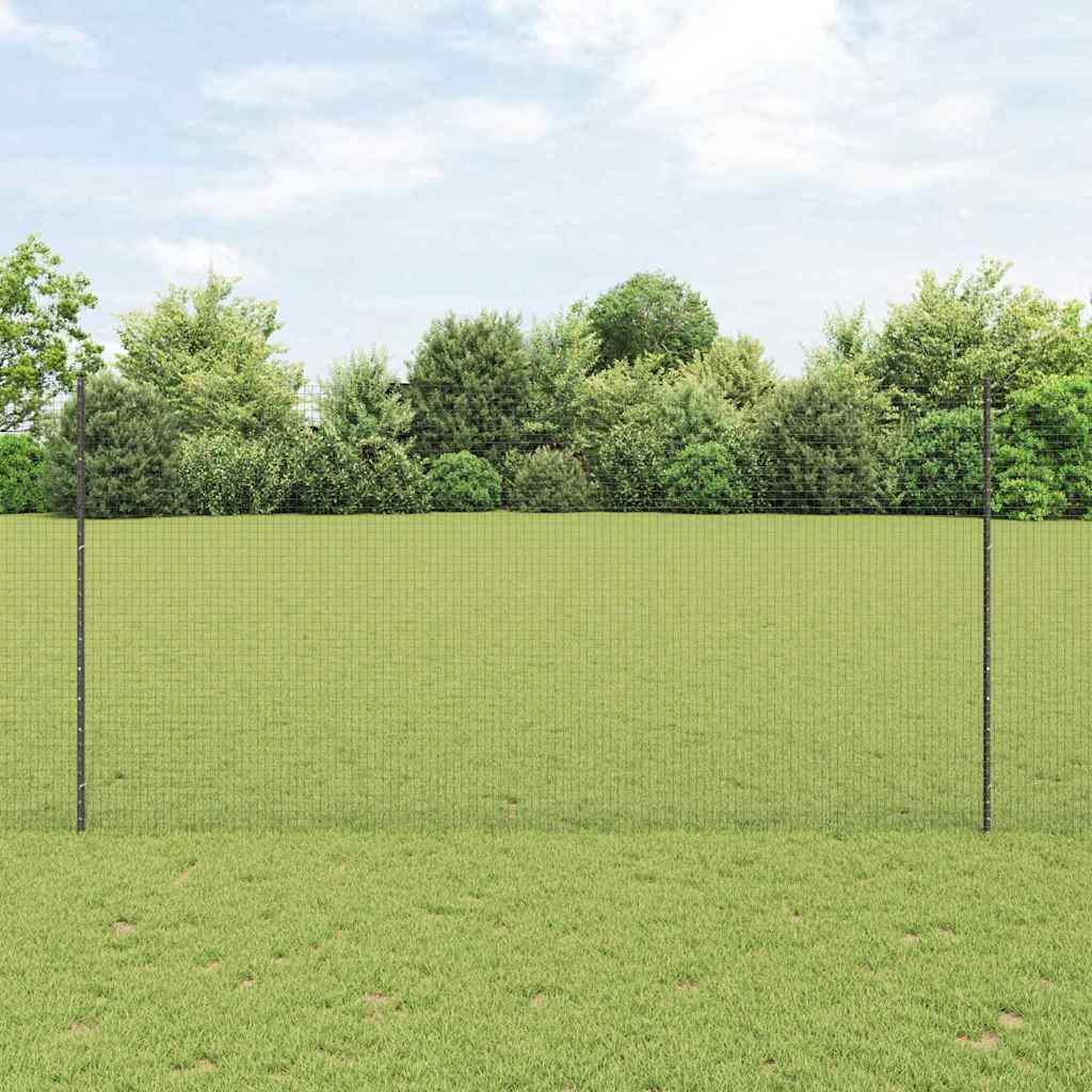 Schweißdrahtzaun mit Pfosten 10 x 1,5 m (B x H)