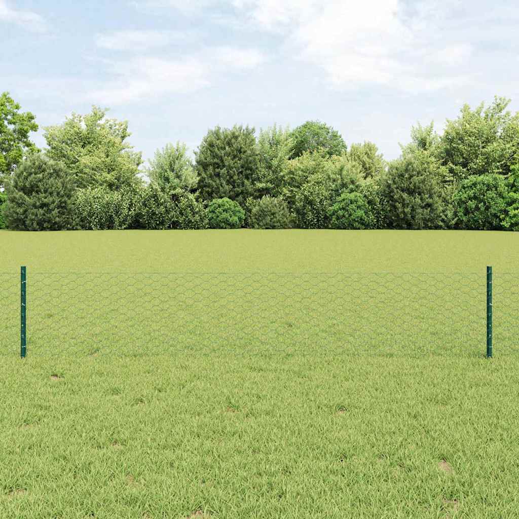 Geschweißter Drahtzaun 10 x 0,4 m (B x H)