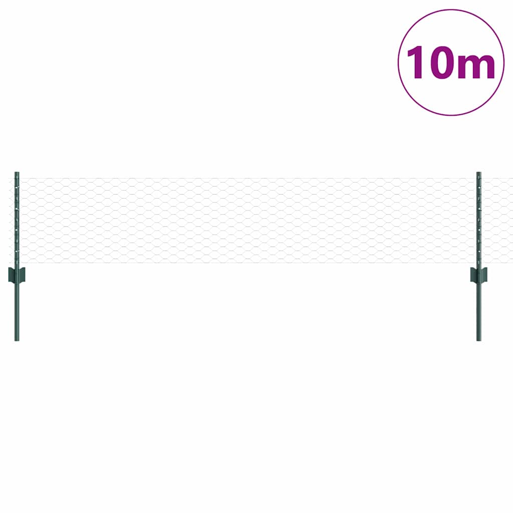 Geschweißter Drahtzaun 10 x 0,4 m (B x H)