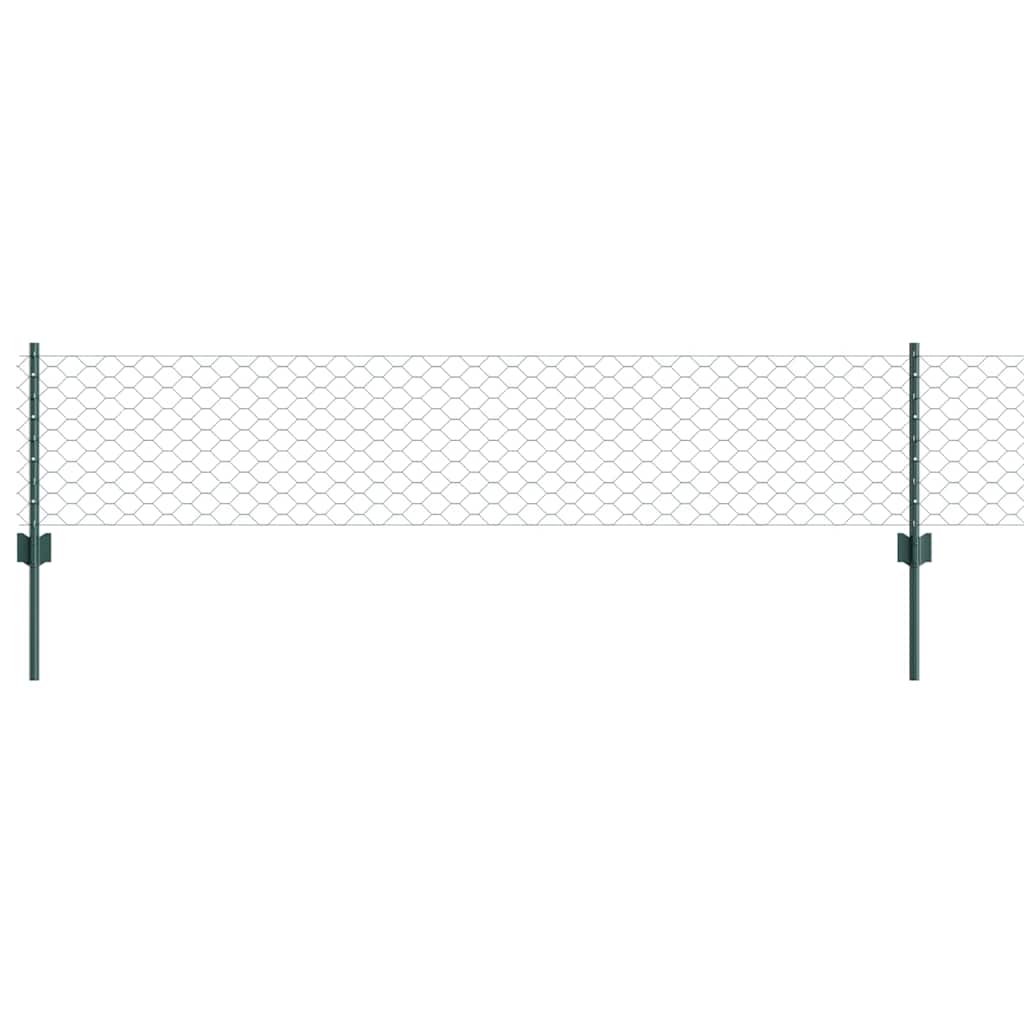 Geschweißter Drahtzaun 10 x 0,4 m (B x H)