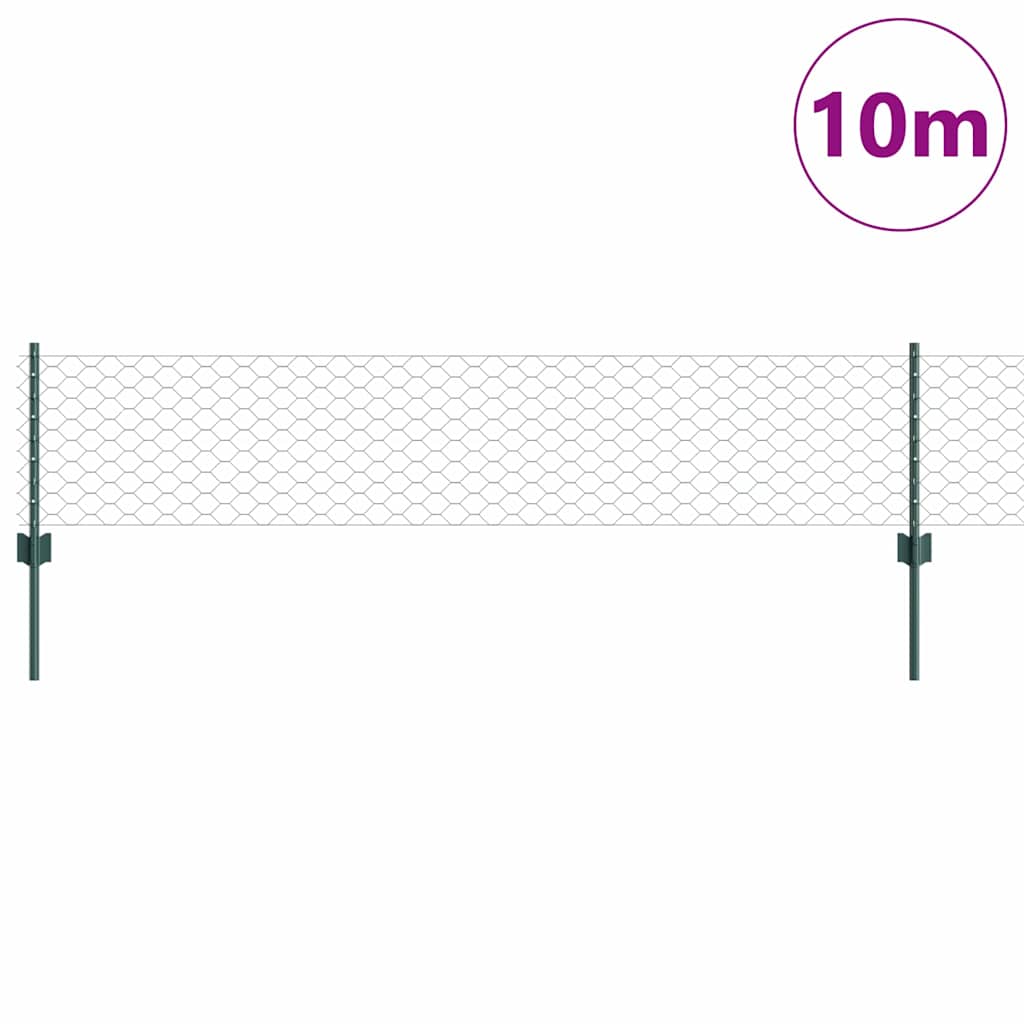 Geschweißter Drahtzaun 10 x 0,4 m (B x H)