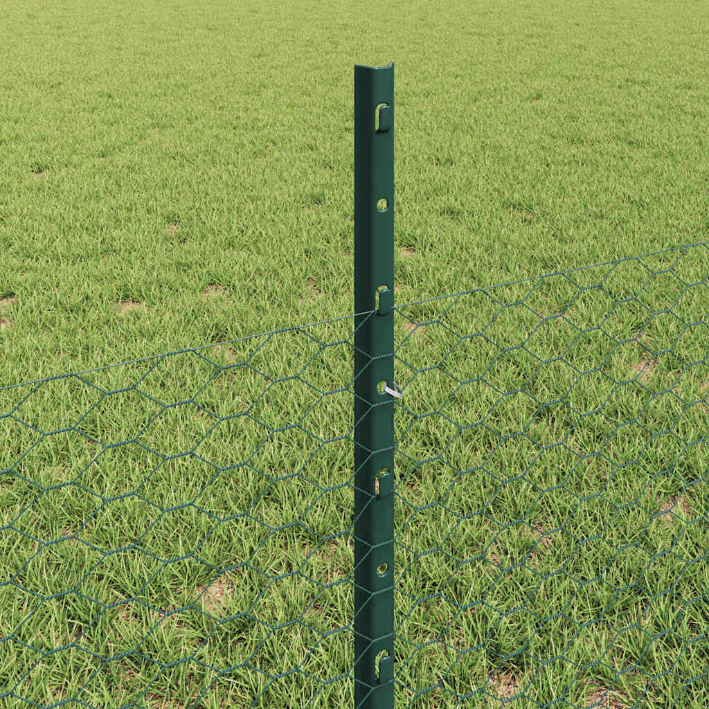 Geschweißter Drahtzaun 10 x 0,5 m (B x H)