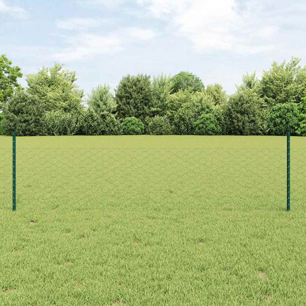 Geschweißter Drahtzaun 10 x 0,5 m (B x H)