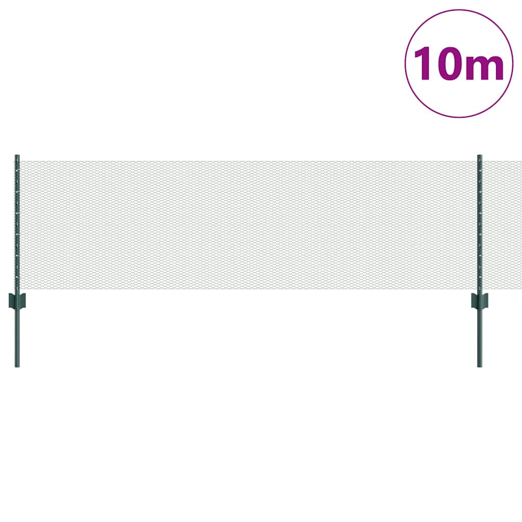 Geschweißter Drahtzaun 10 x 0,6 m (B x H)