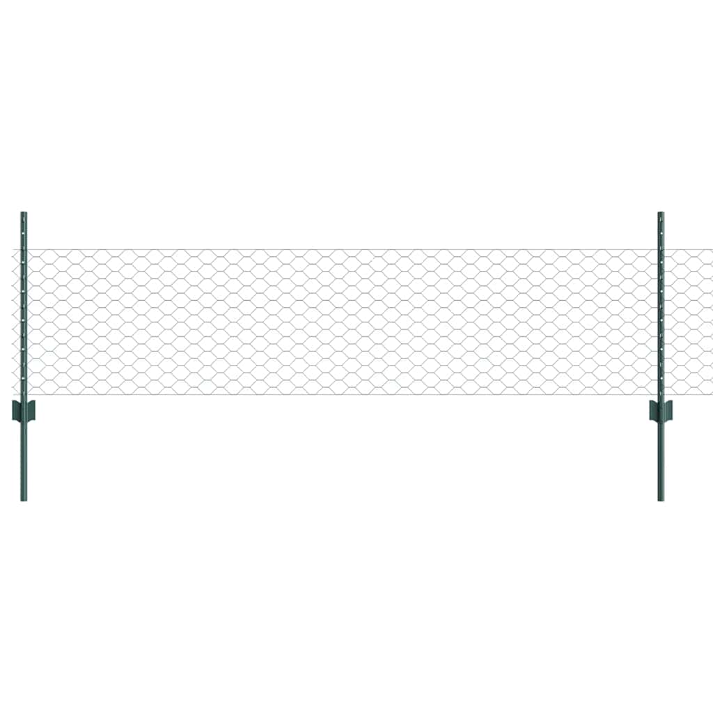 Geschweißter Drahtzaun 25 x 0,5 m (B x H)