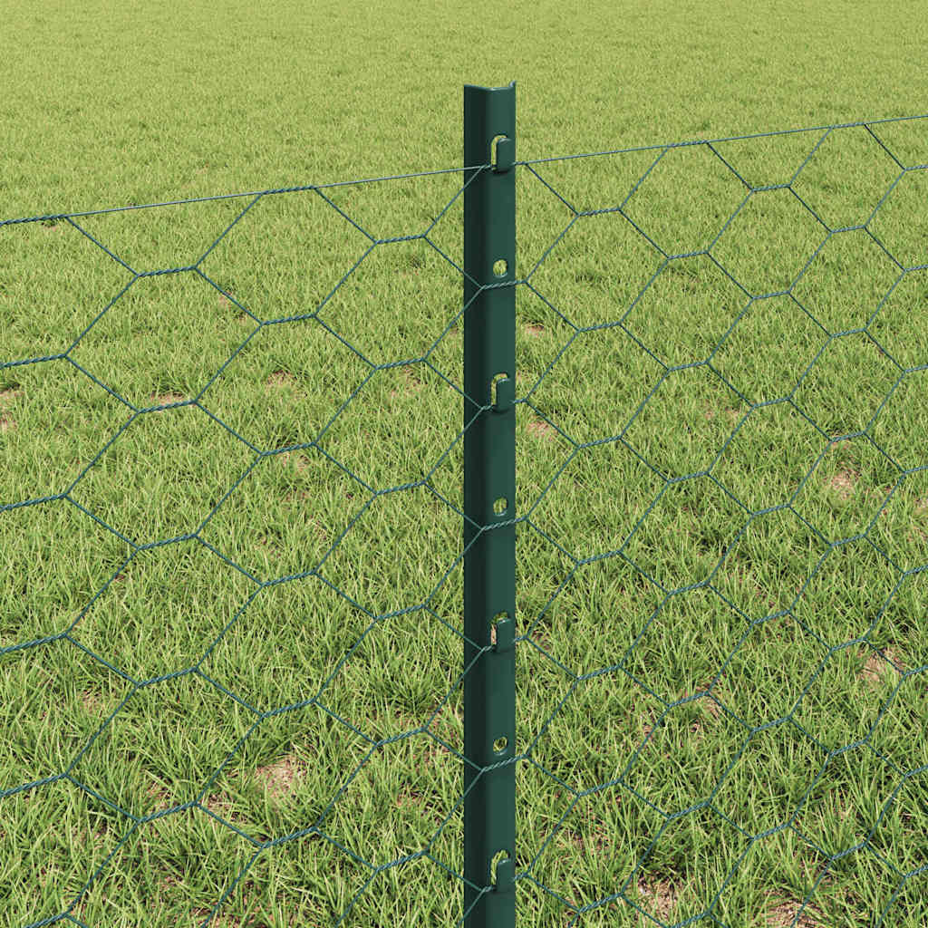Geschweißter Drahtzaun 25 x 0,6 m (B x H)