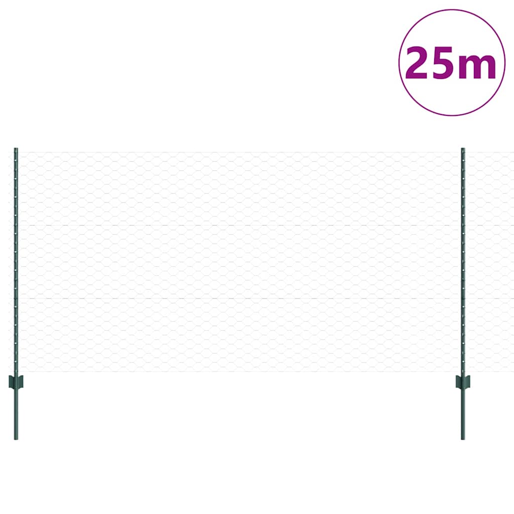 Geschweißter Drahtzaun 25 x 1,2 m (B x H)