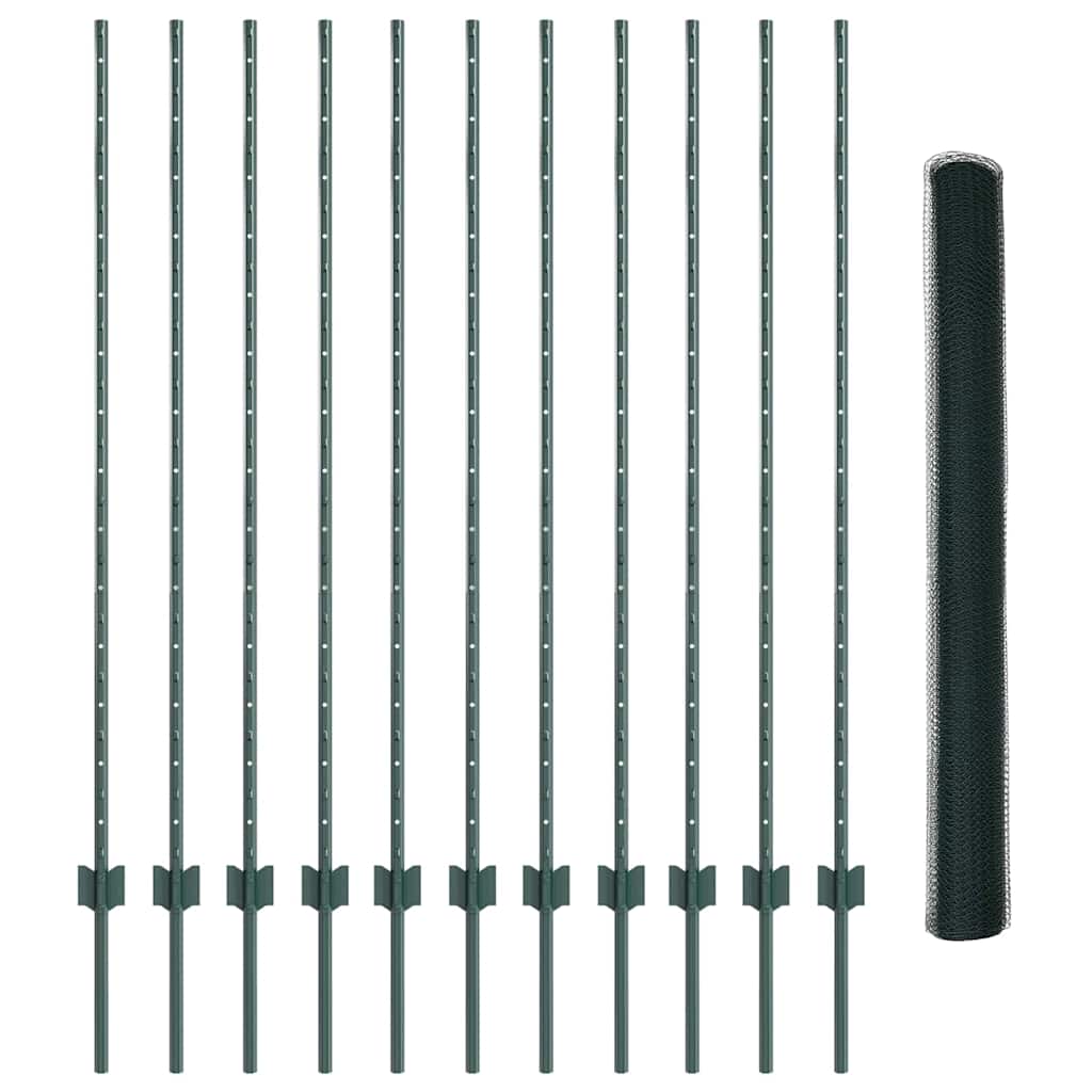 Geschweißter Drahtzaun 25 x 1,4 m (B x H)