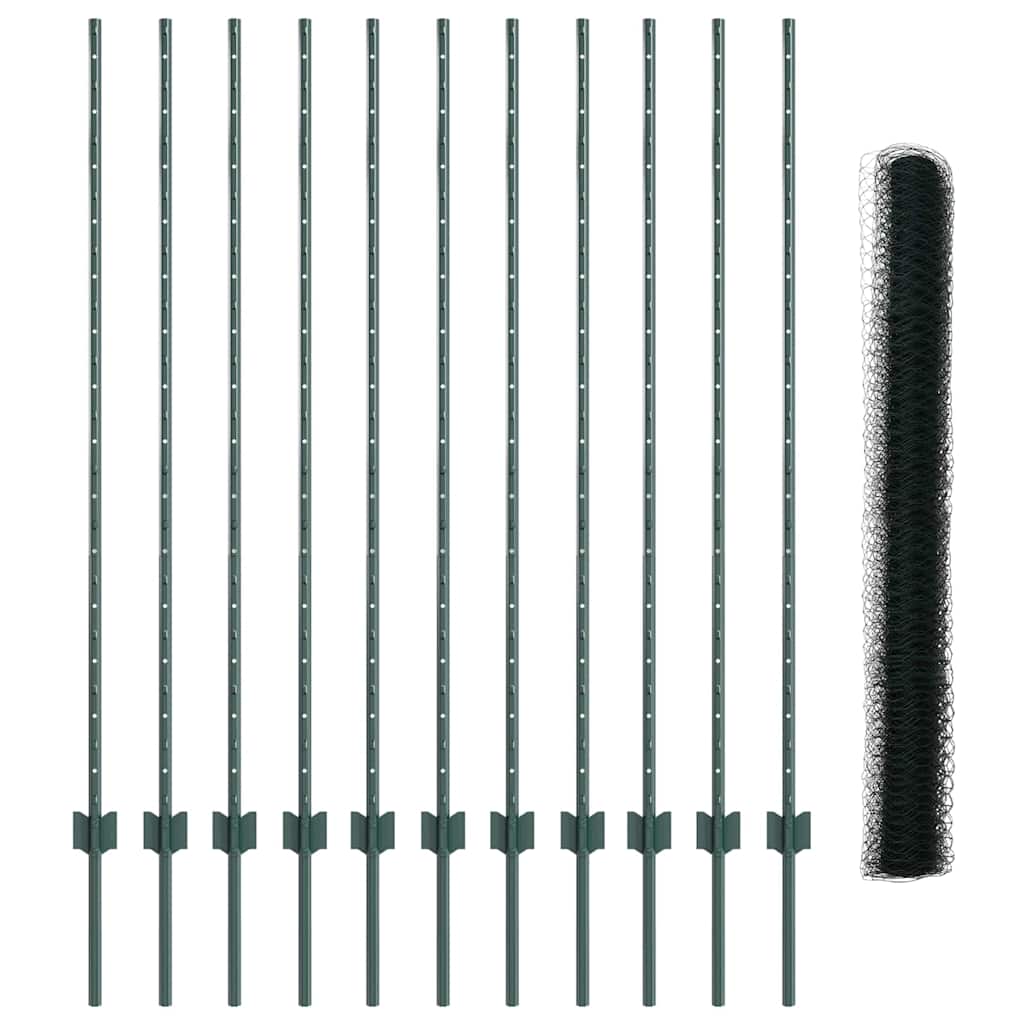 Geschweißter Drahtzaun 25 x 1,4 m (B x H)