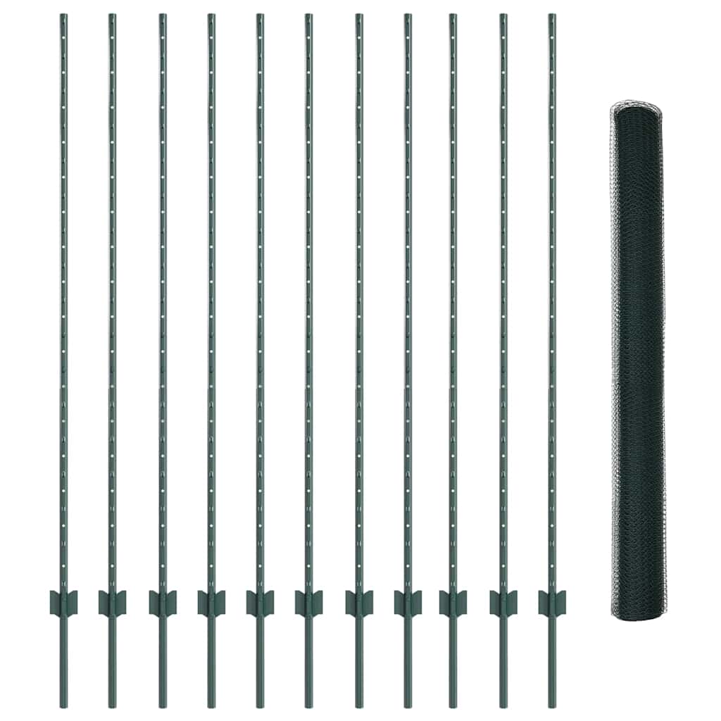 Geschweißter Drahtzaun 25 x 1,6 m (B x H)