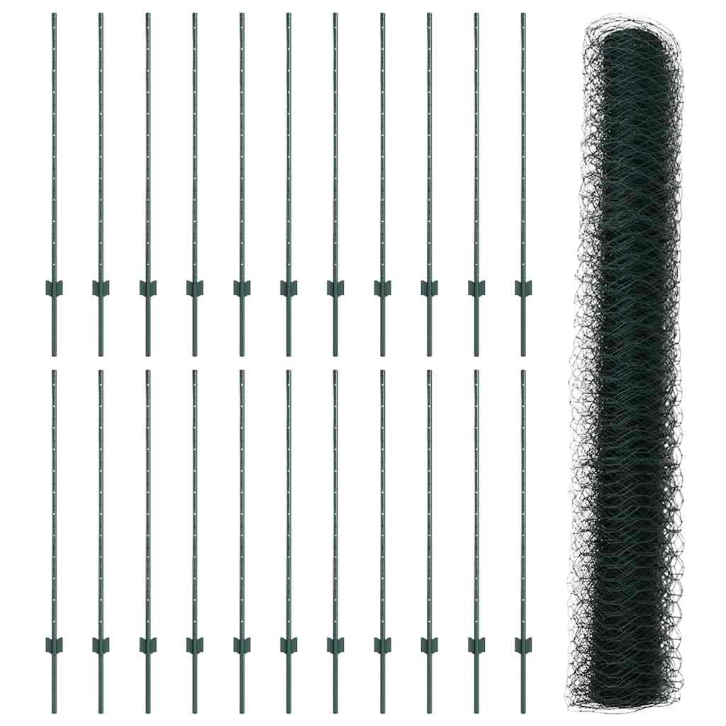 Geschweißter Drahtzaun 50 x 1,2 m (B x H)