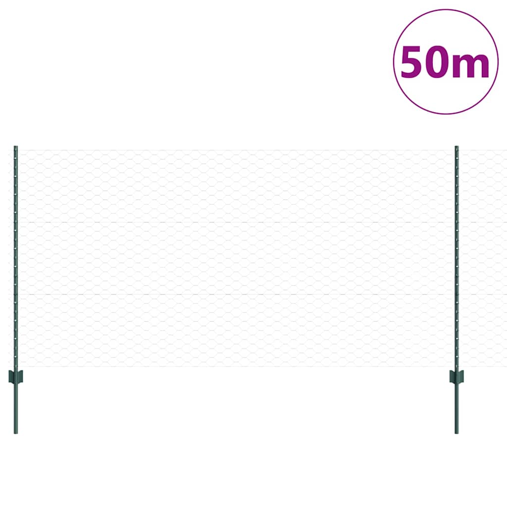 Geschweißter Drahtzaun 50 x 1,2 m (B x H)