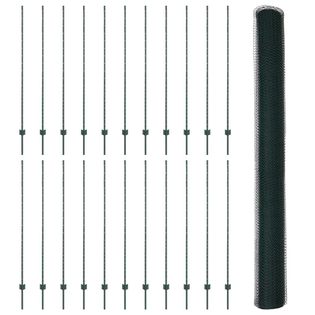 Geschweißter Drahtzaun 50 x 1,6 m (B x H)