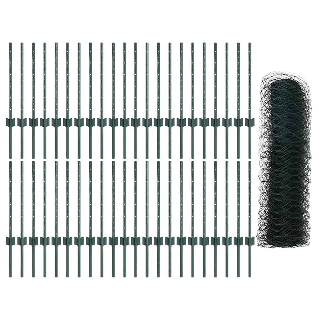 Geschweißter Drahtzaun 100 x 0,5 m (B x H)