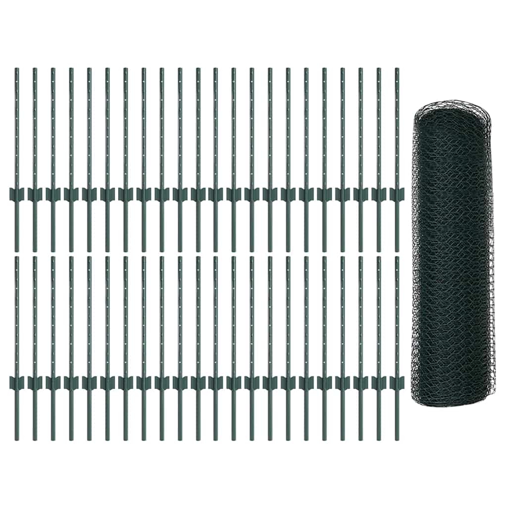 Geschweißter Drahtzaun 100 x 0,6 m (B x H)