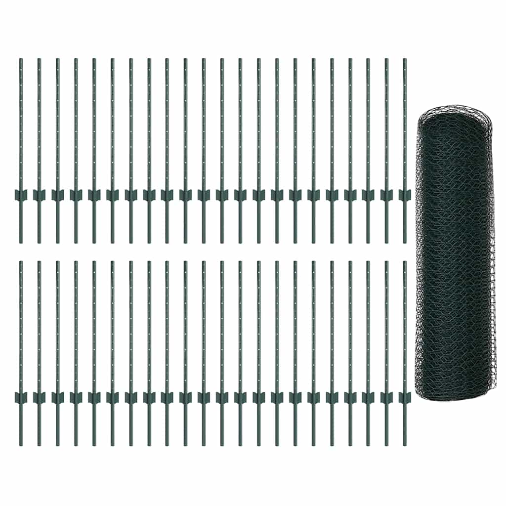 Geschweißter Drahtzaun 100 x 0,8 m (B x H)