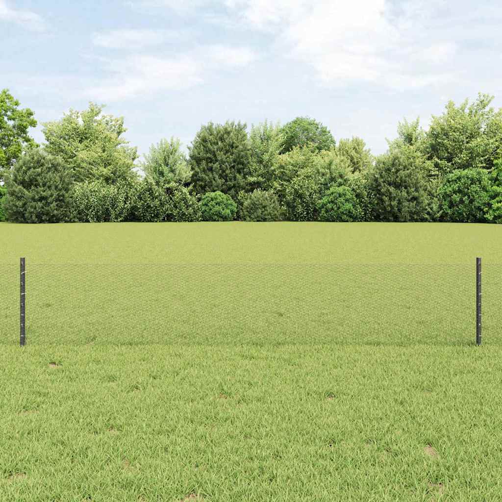 Geschweißter Drahtzaun 10 x 0,4 m (B x H)