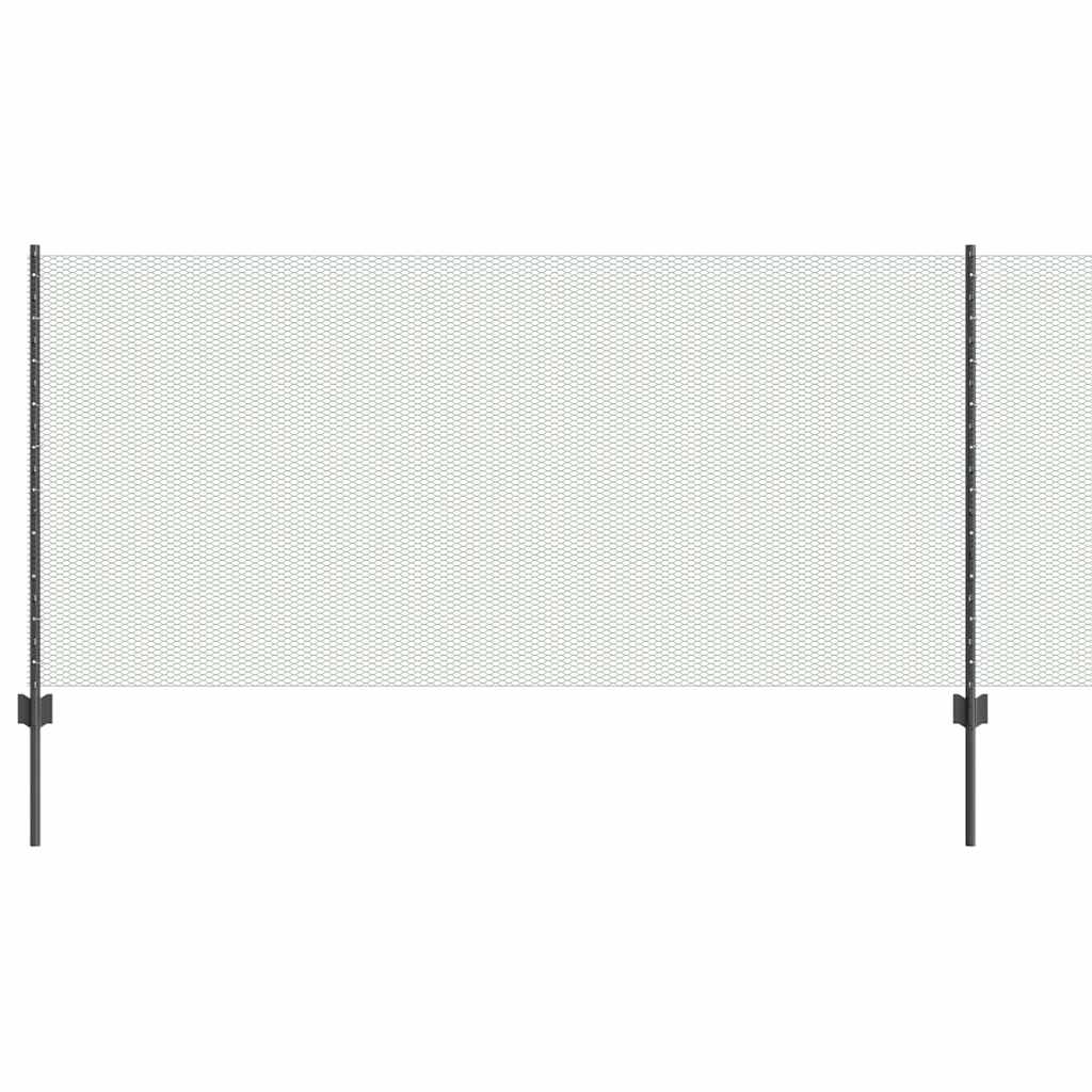 Geschweißter Drahtzaun 10 x 1 m (B x H) PVC-beschichteter Stahl