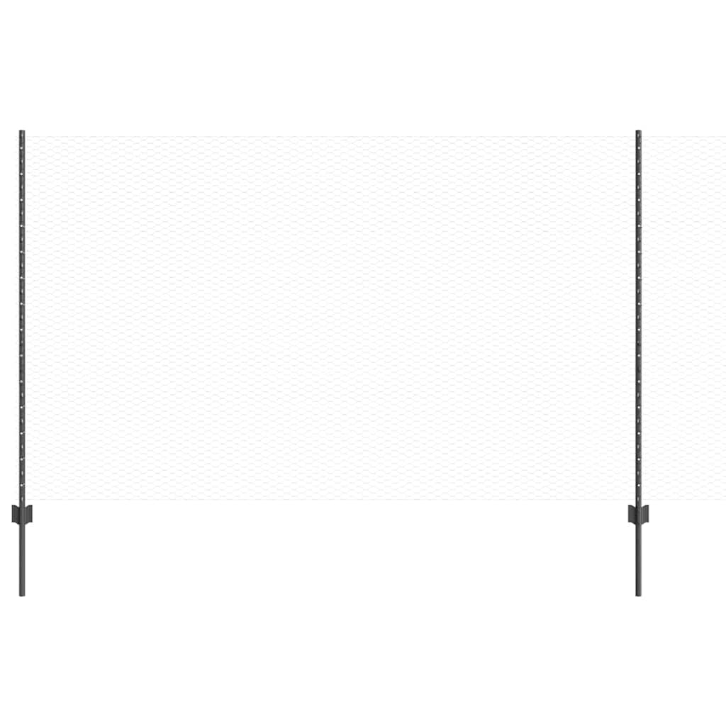 Geschweißter Drahtzaun 25 x 1,4 m (B x H)