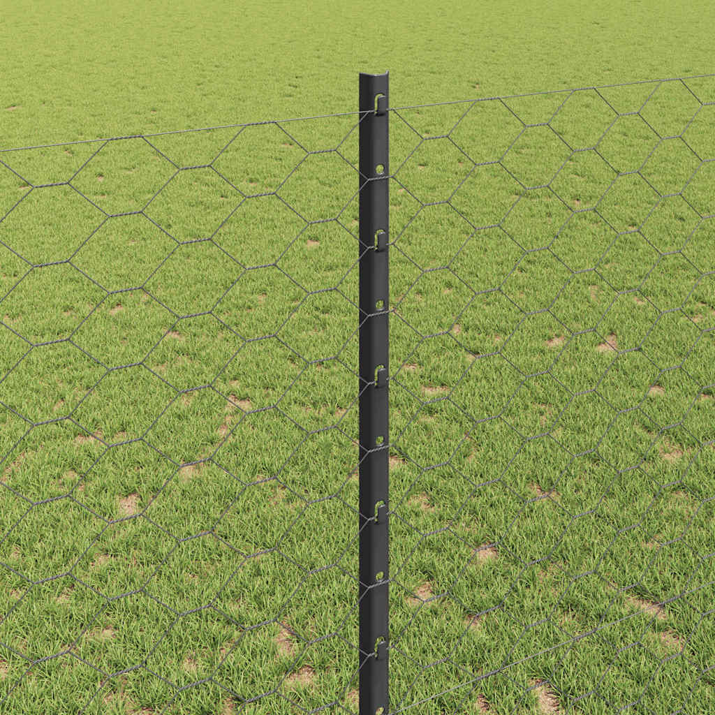 Geschweißter Drahtzaun 25 x 1,4 m (B x H)