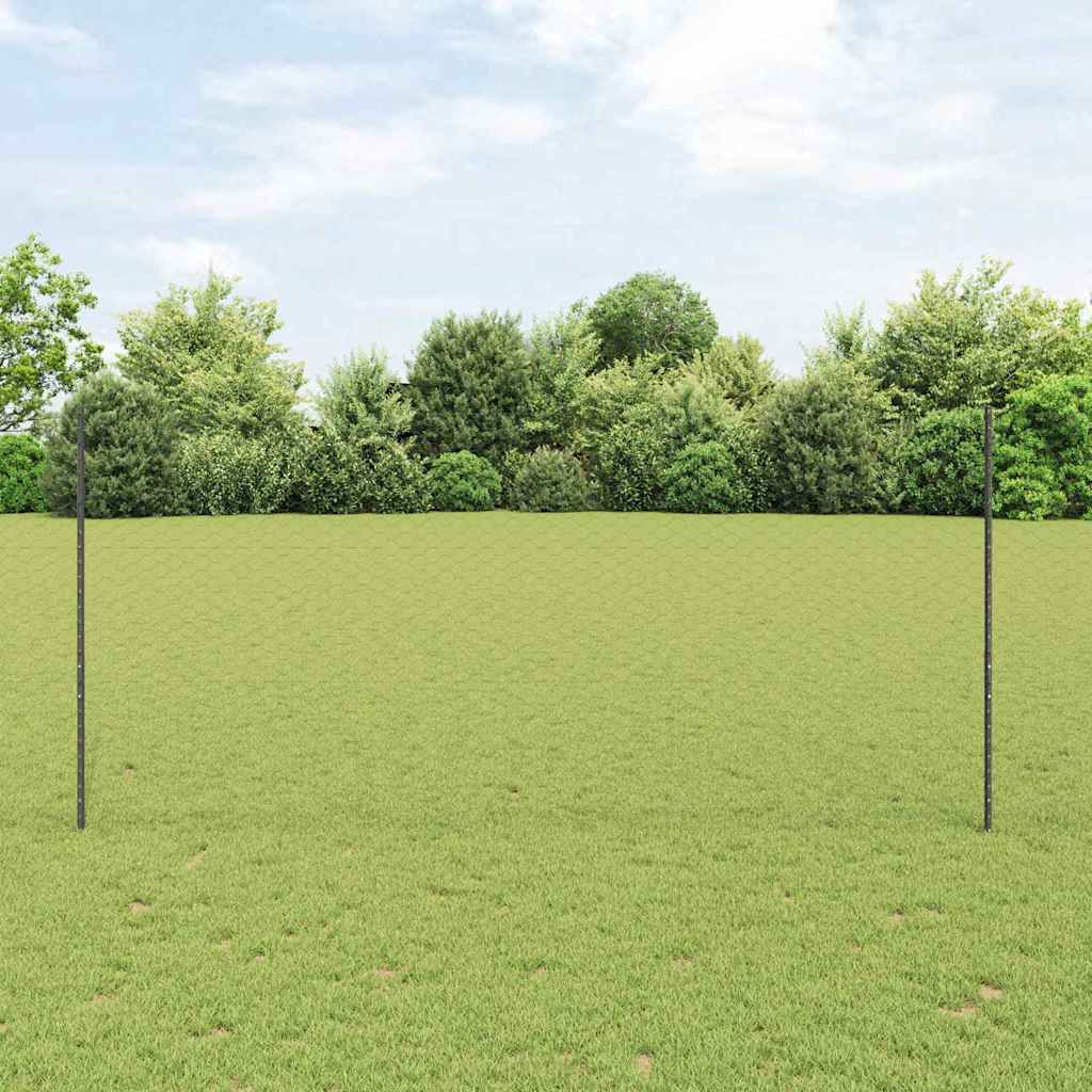 Geschweißter Drahtzaun 25 x 1,4 m (B x H)