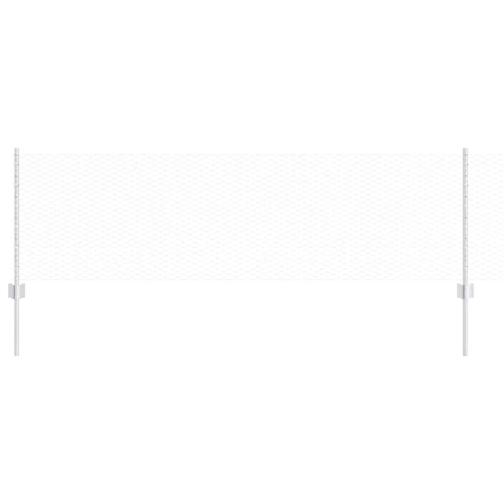 Geschweißter Drahtzaun 10 x 0,6 m (B x H) Feuerverzinkter Stahl