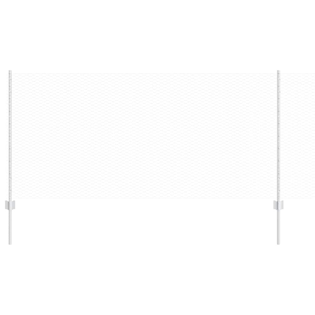 Geschweißter Drahtzaun 10 x 1 m (B x H) Feuerverzinkter Stahl