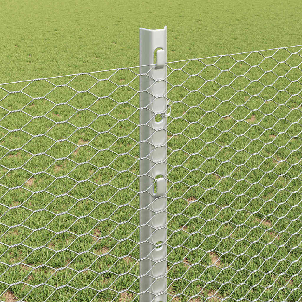 Geschweißter Drahtzaun 10 x 1,2 m (B x H) Feuerverzinkter Stahl