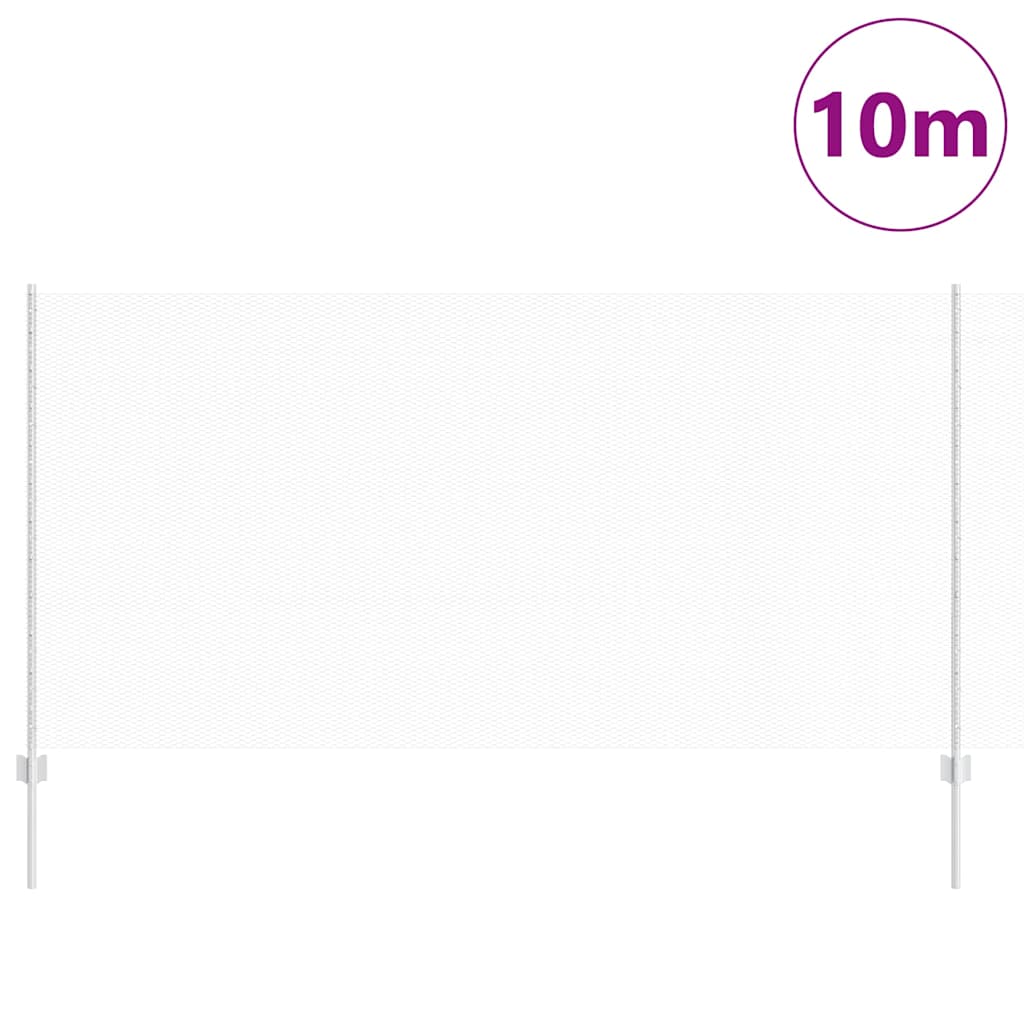 Geschweißter Drahtzaun 10 x 1,2 m (B x H) Feuerverzinkter Stahl