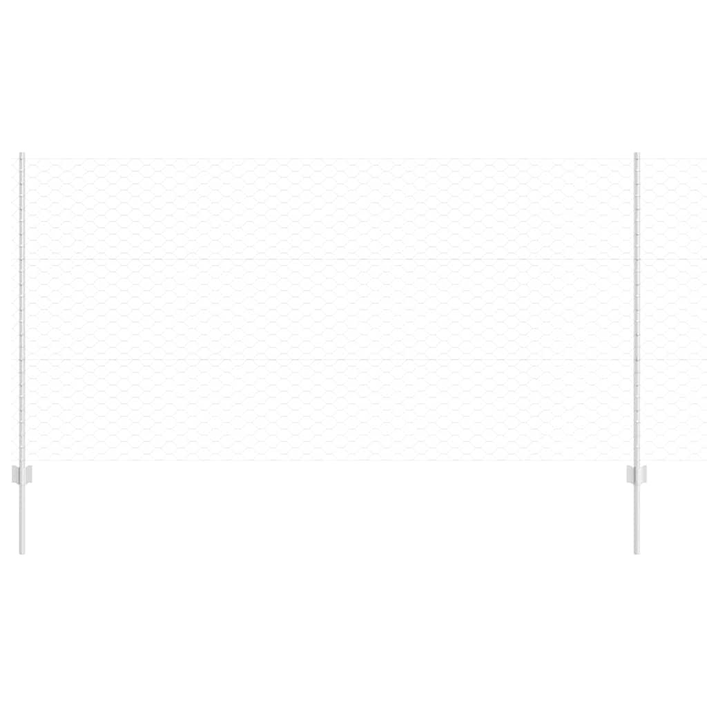 Geschweißter Drahtzaun 10 x 1,2 m (B x H) Feuerverzinkter Stahl