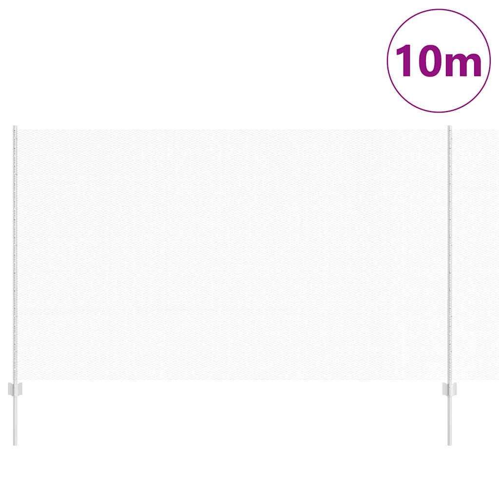Geschweißter Drahtzaun 10 x 1,4 m (B x H) Feuerverzinkter Stahl